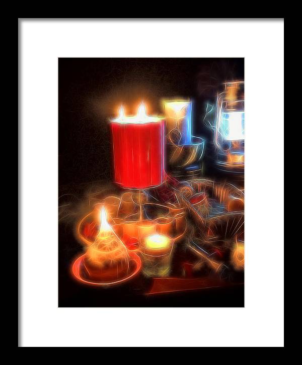 Candle Still life - Framed Print
