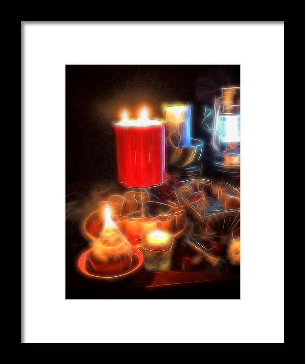 Candle Still life - Framed Print
