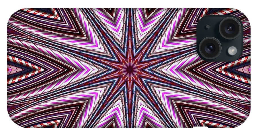 Candy Cane Kaleidoscope - Phone Case