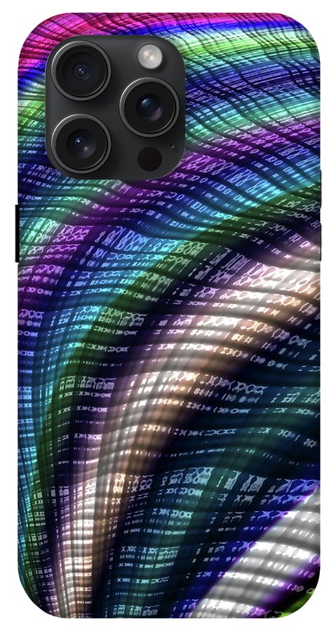 Candy Plaid Fractal - Phone Case