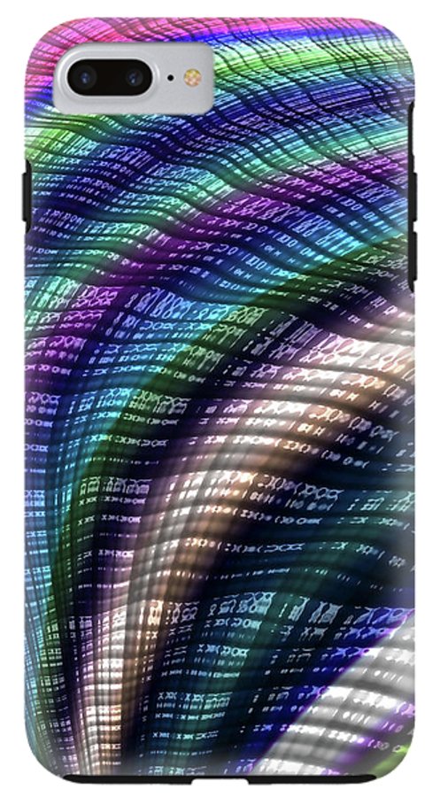 Candy Plaid Fractal - Phone Case