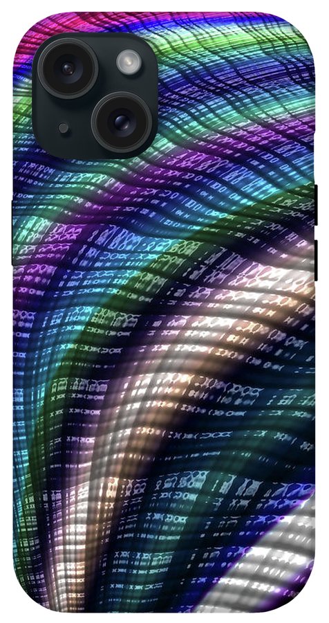 Candy Plaid Fractal - Phone Case