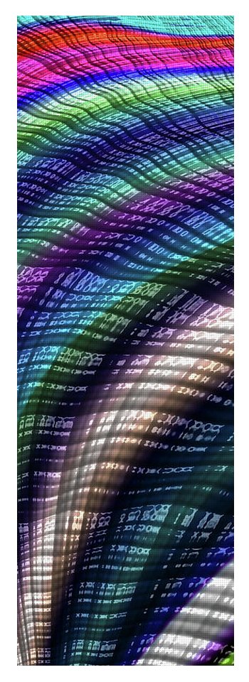 Candy Plaid Fractal - Yoga Mat