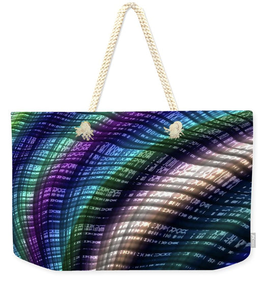Candy Plaid Fractal - Weekender Tote Bag