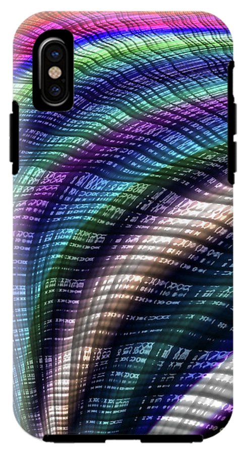 Candy Plaid Fractal - Phone Case