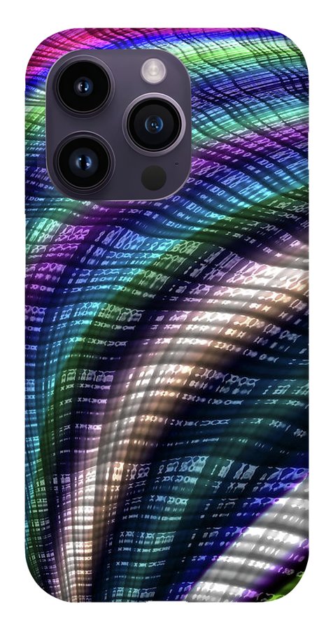 Candy Plaid Fractal - Phone Case