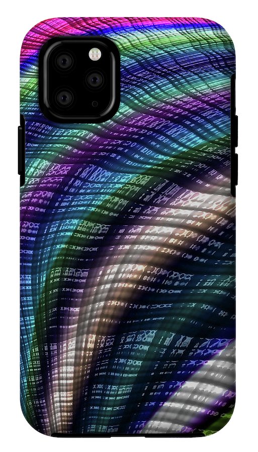 Candy Plaid Fractal - Phone Case