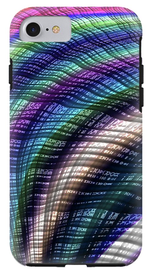 Candy Plaid Fractal - Phone Case