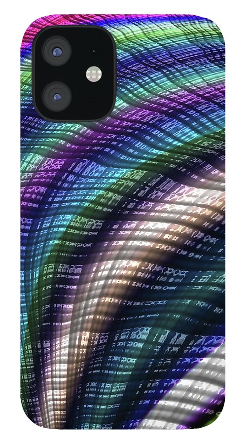 Candy Plaid Fractal - Phone Case