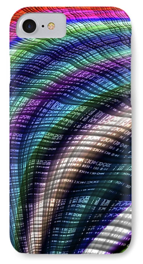 Candy Plaid Fractal - Phone Case