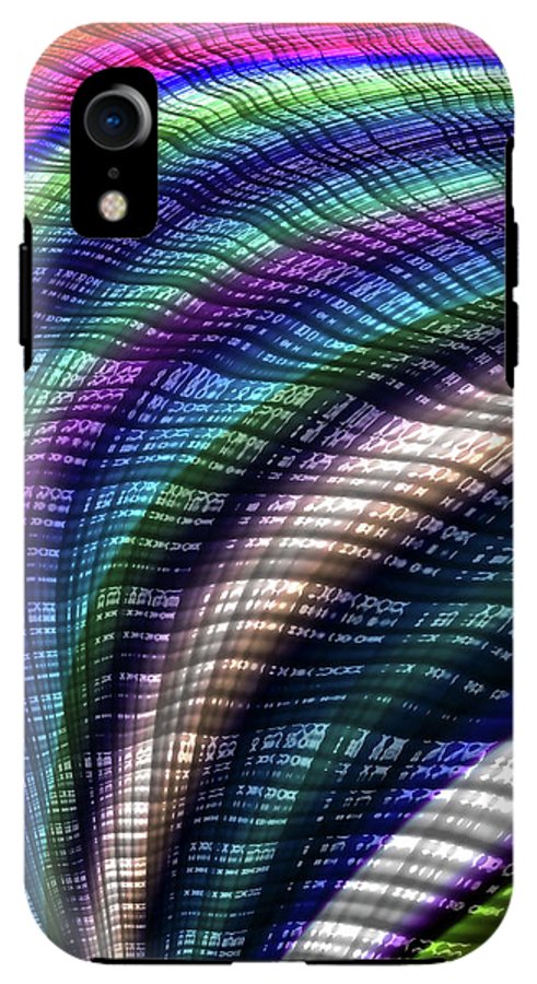 Candy Plaid Fractal - Phone Case