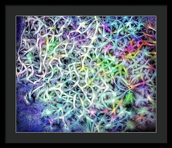 Caressing The Strings Again - Framed Print