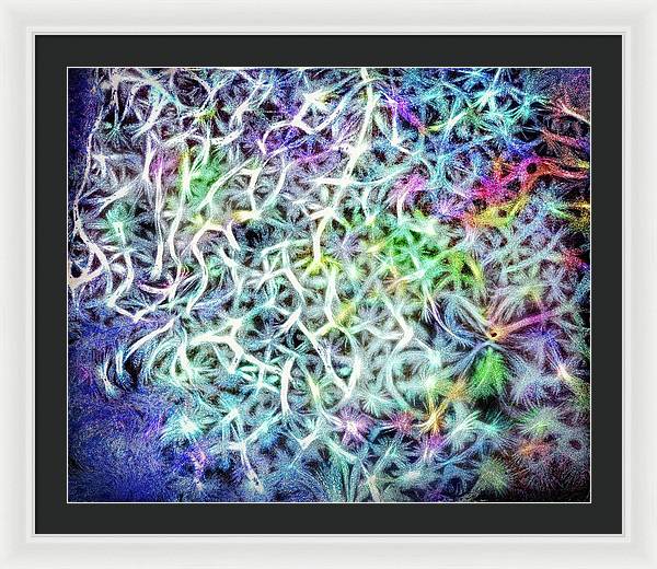 Caressing The Strings Again - Framed Print