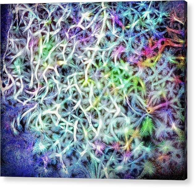 Caressing The Strings Again - Acrylic Print