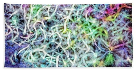 Caressing The Strings Again - Bath Towel