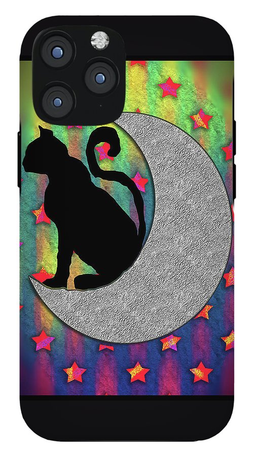 Cat On A Moon - Phone Case