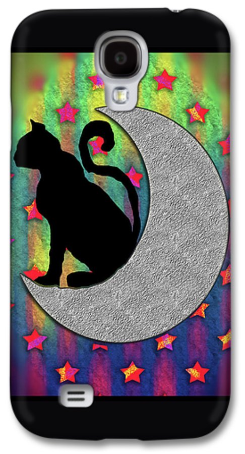 Cat On A Moon - Phone Case