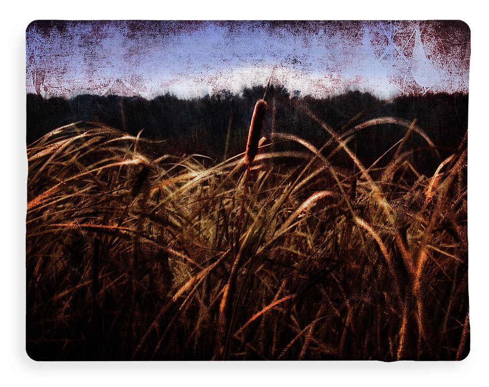 Cattails In The Wind - Blanket