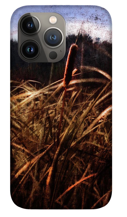 Cattails In The Wind - Phone Case