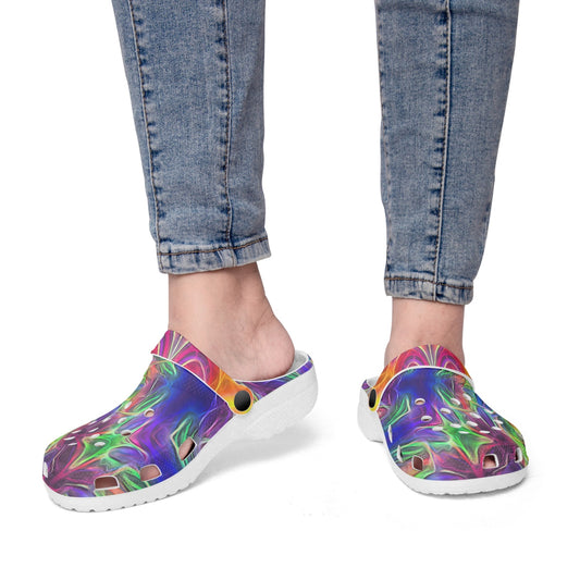 Sunrise Kaleidoscope 413. All Over Printed Clogs