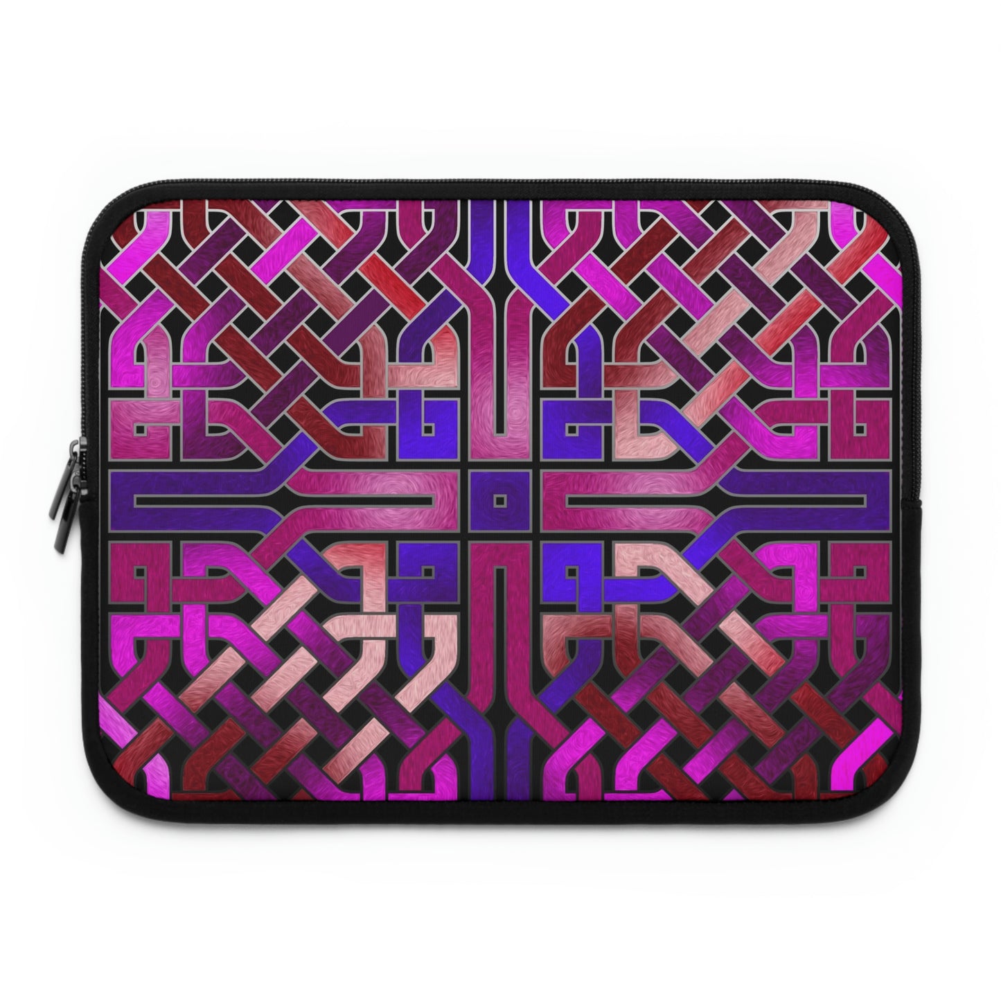 Pink Celtic Knot Square Laptop Sleeve