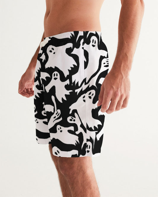 Ghosts Pattern Men's Swim Trunk