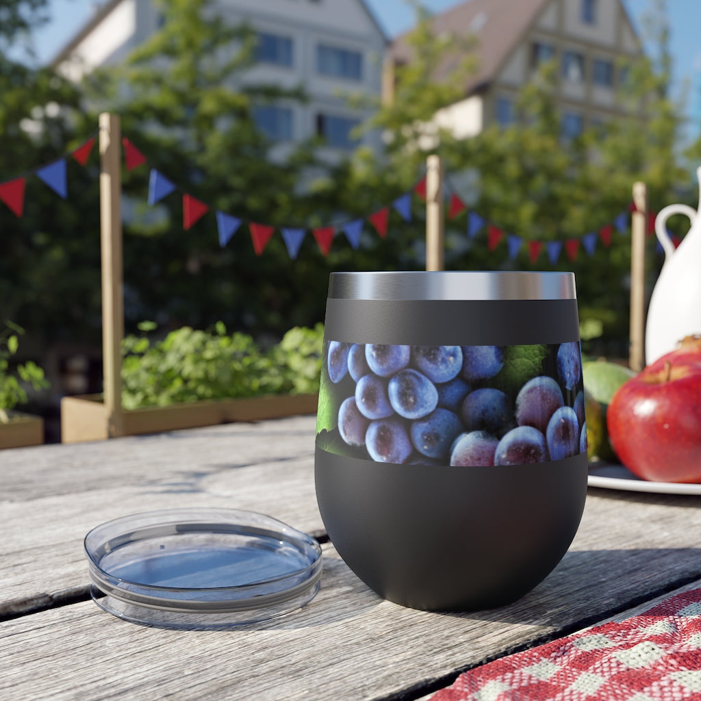 Grapes on the Vine Copper Vacuum Insulated Cup, 12oz