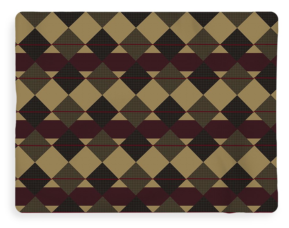 Checkered Brown Plaid - Blanket