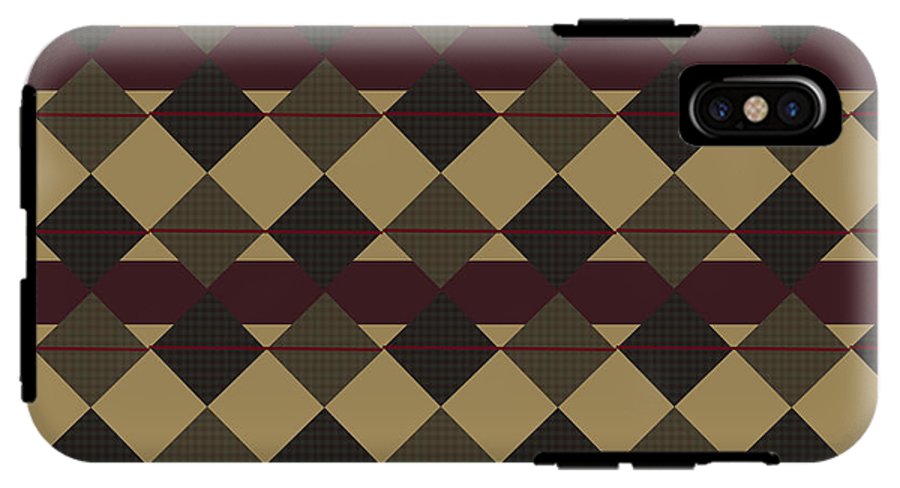 Checkered Brown Plaid - Phone Case