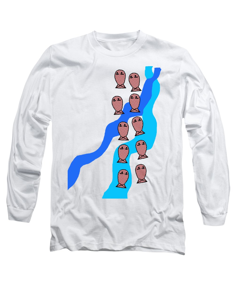 Checkered Fishies - Long Sleeve T-Shirt