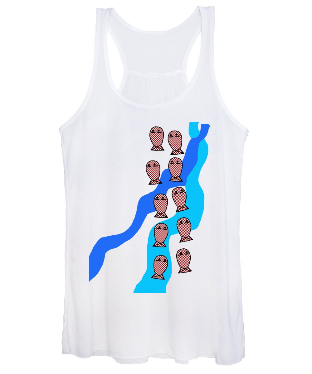 Checkered Fishies - Women's Tank Top