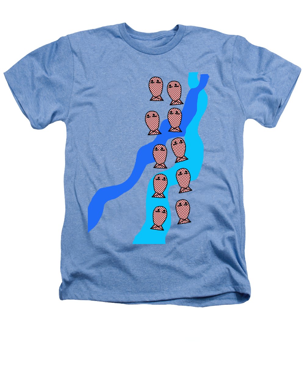 Checkered Fishies - Heathers T-Shirt