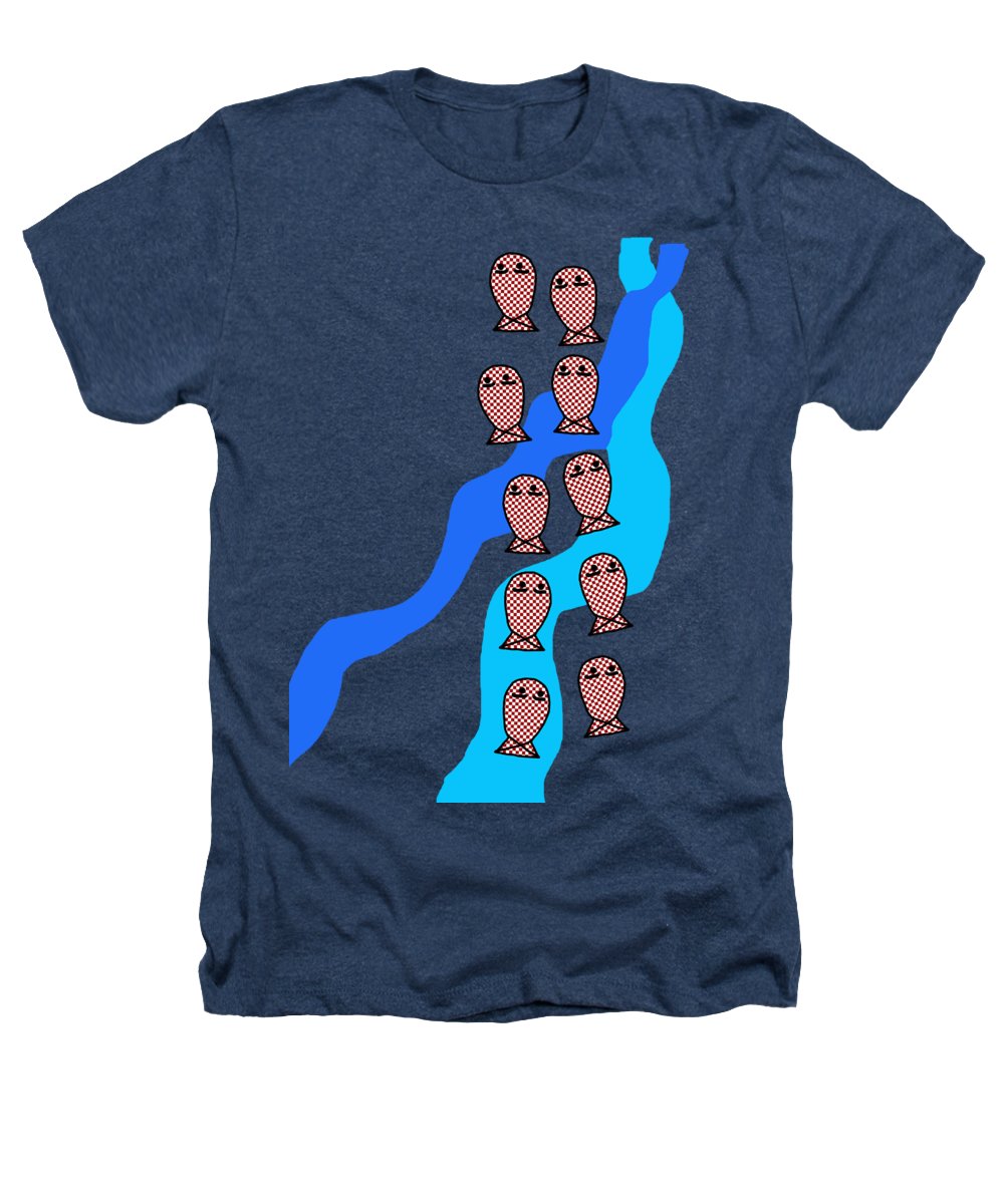 Checkered Fishies - Heathers T-Shirt