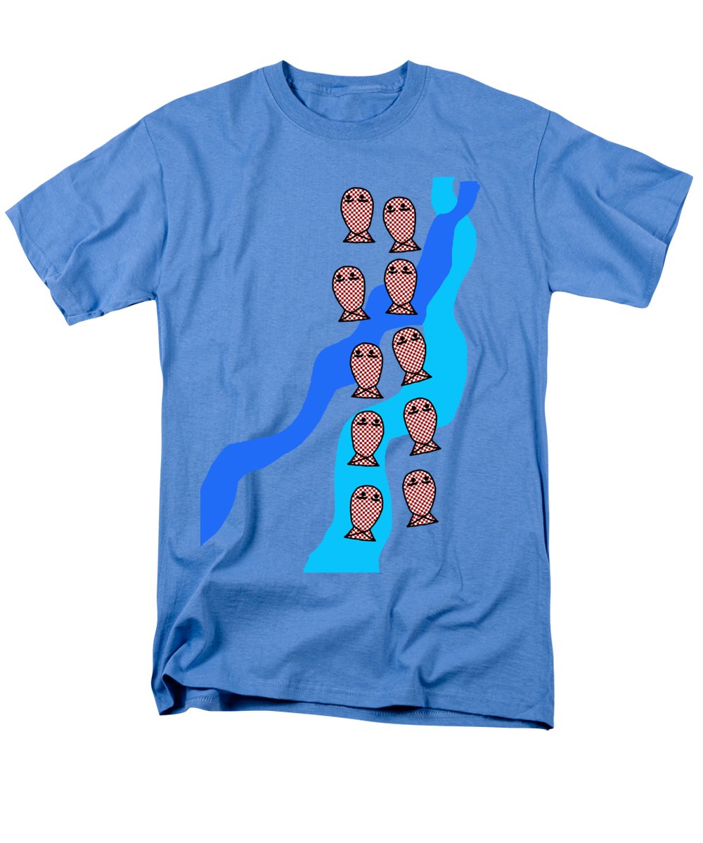 Checkered Fishies - Men's T-Shirt (Regular Fit)