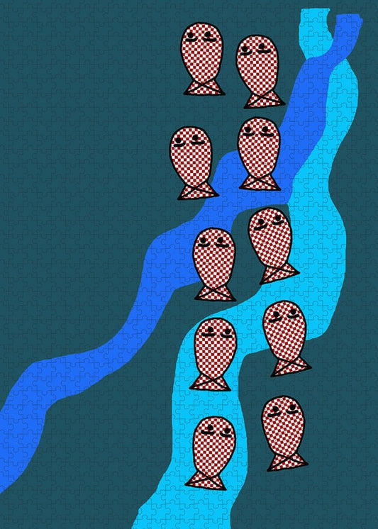 Checkered Fishies - Puzzle