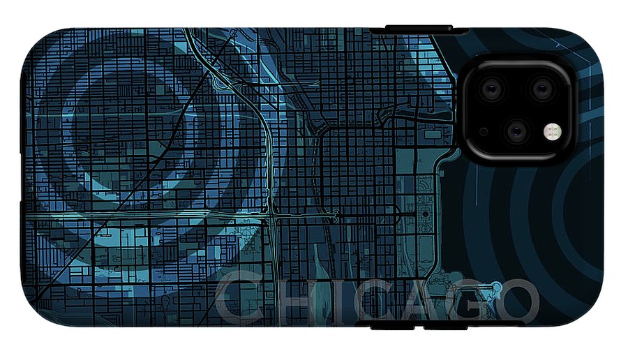 Chicago Map - Phone Case