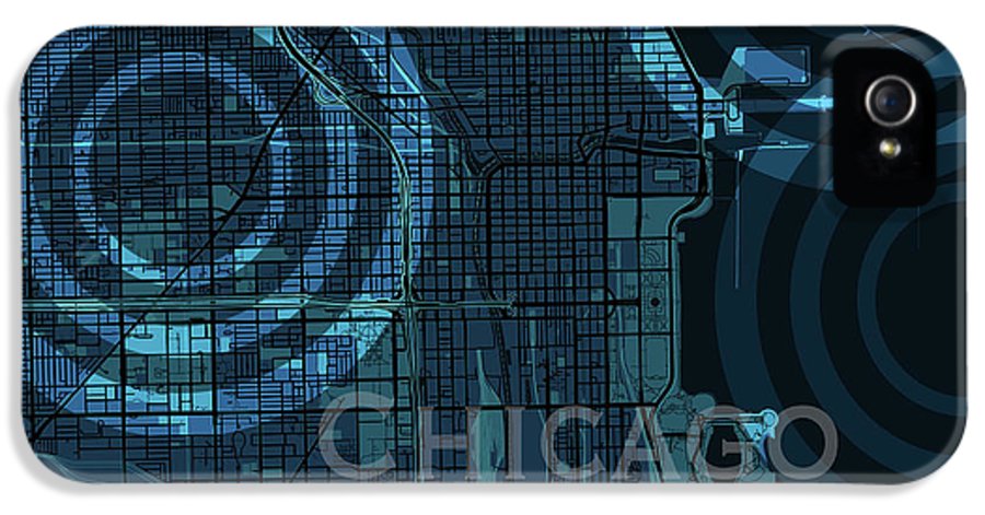 Chicago Map - Phone Case