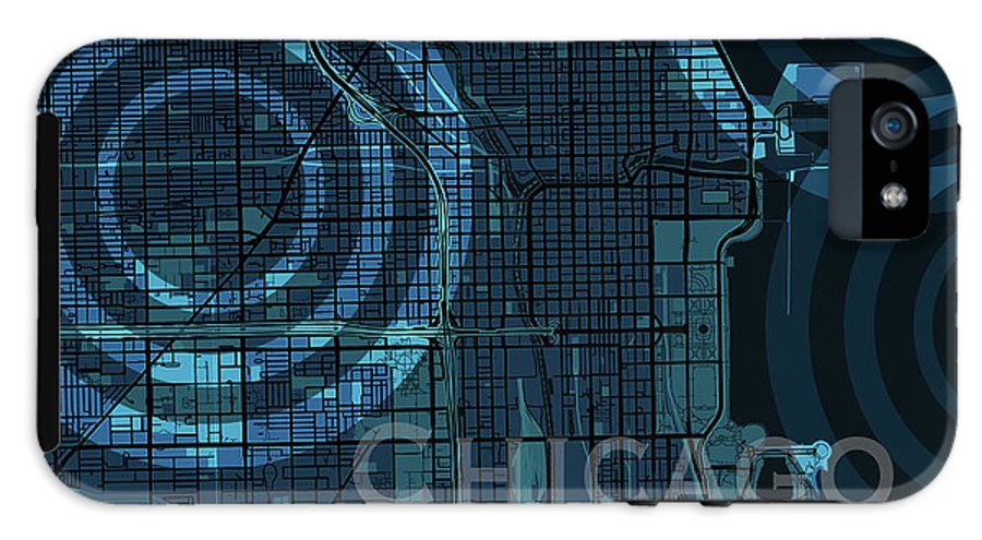 Chicago Map - Phone Case