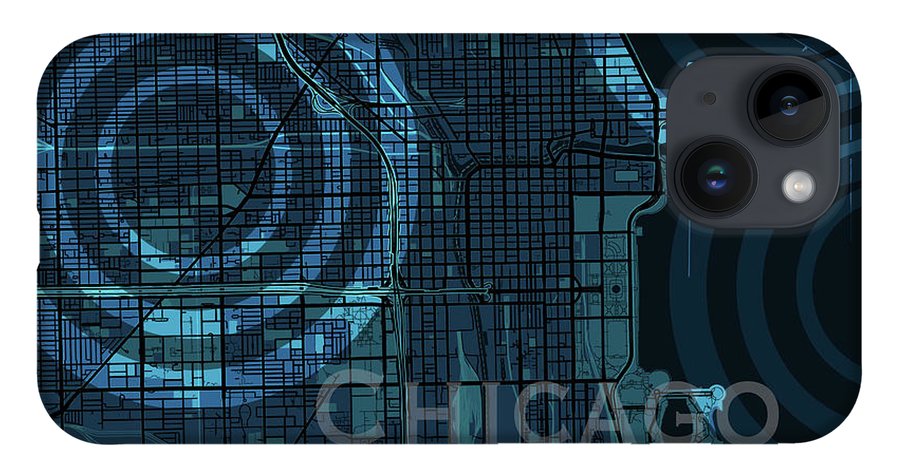 Chicago Map - Phone Case