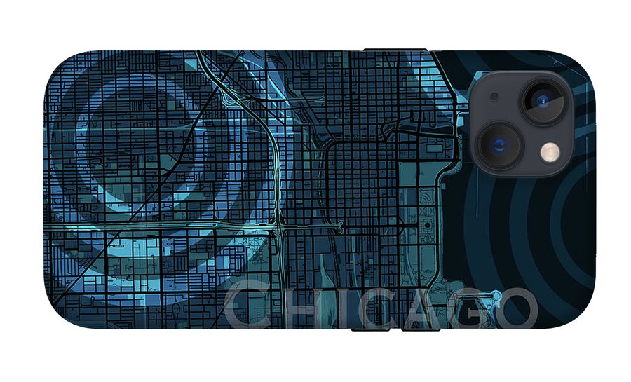 Chicago Map - Phone Case