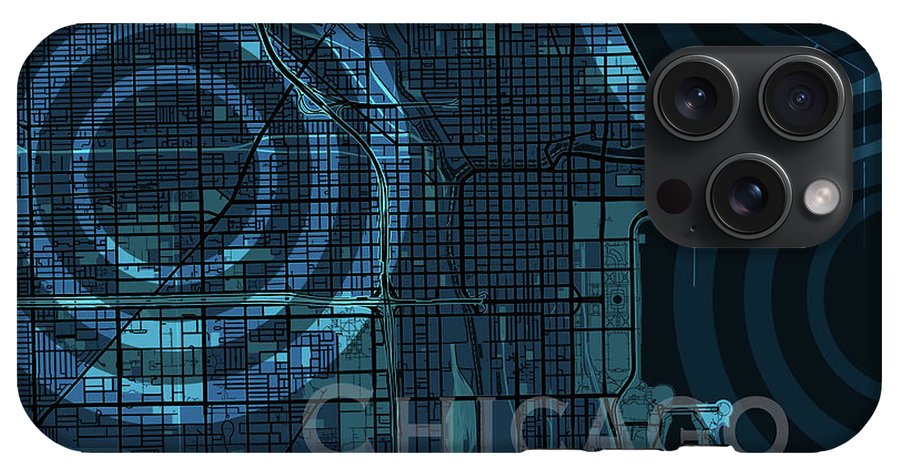 Chicago Map - Phone Case
