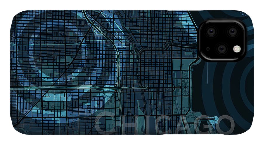 Chicago Map - Phone Case