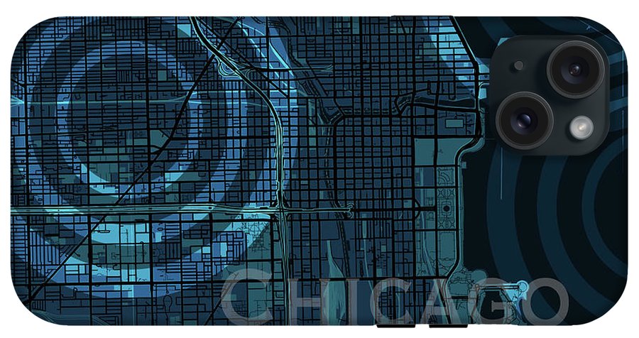 Chicago Map - Phone Case