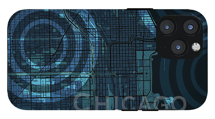 Chicago Map - Phone Case