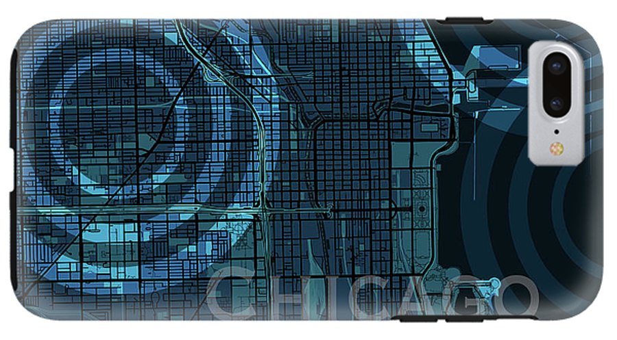 Chicago Map - Phone Case