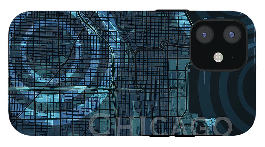 Chicago Map - Phone Case