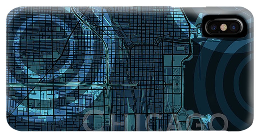 Chicago Map - Phone Case