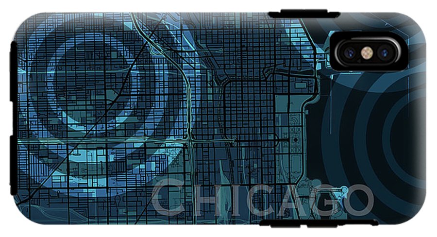 Chicago Map - Phone Case