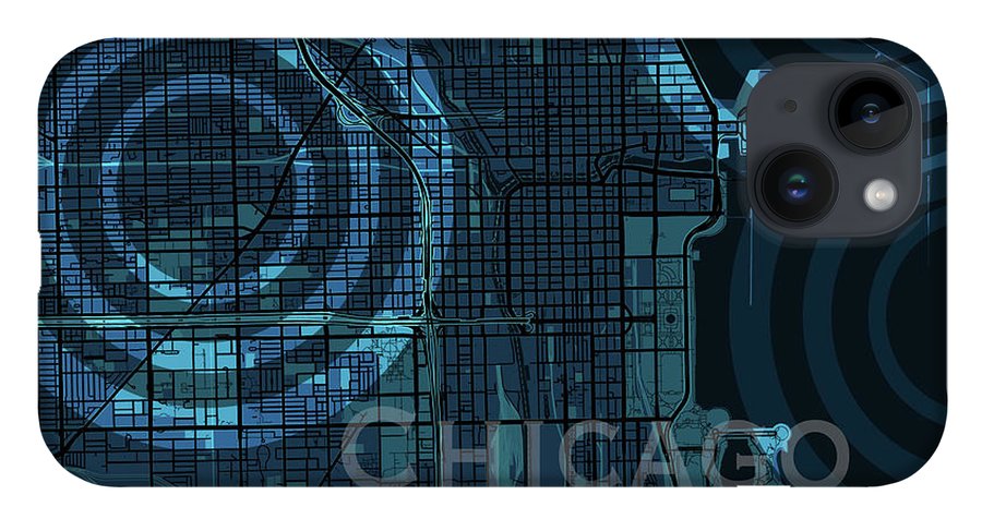 Chicago Map - Phone Case