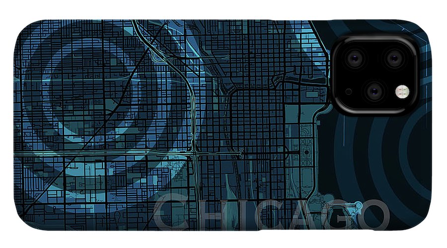 Chicago Map - Phone Case